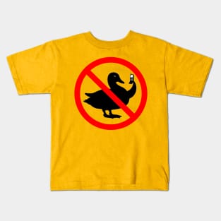 No Ducks with Flip Phones Kids T-Shirt